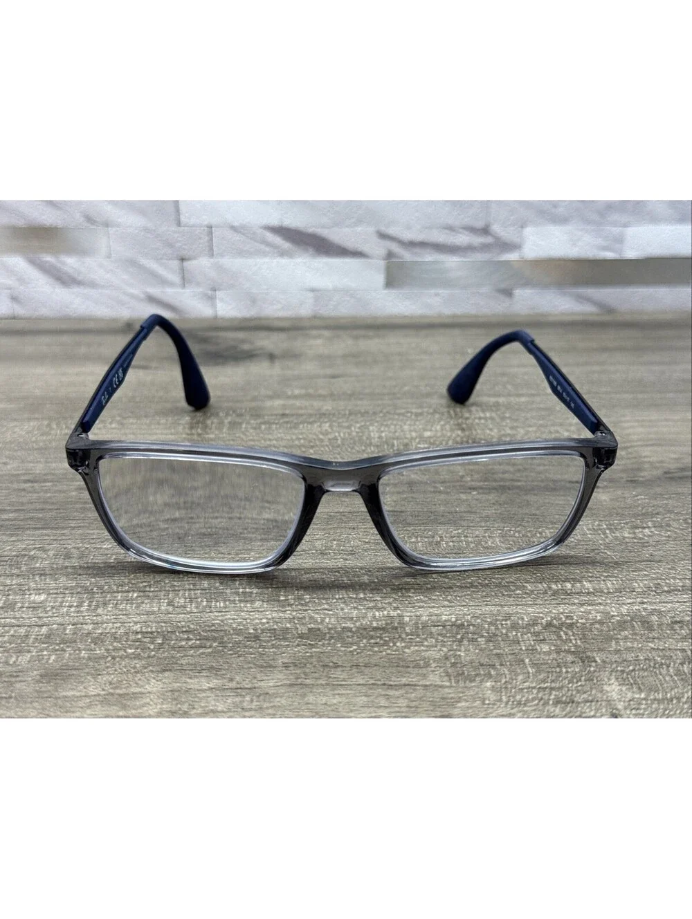 Ray Ban RB 7056 5814 Eyeglasses 53[]17-145 Grey Rectangular Men Frames Only
